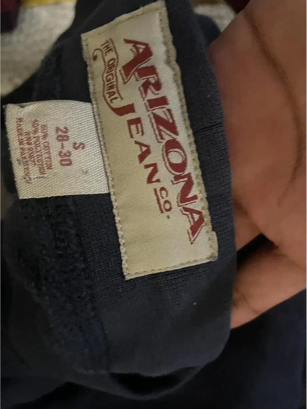 Arizona Jean Company Blue Y2K Fleece Sweats Embroidered Sz S